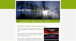 Desktop Screenshot of camphopenj.com